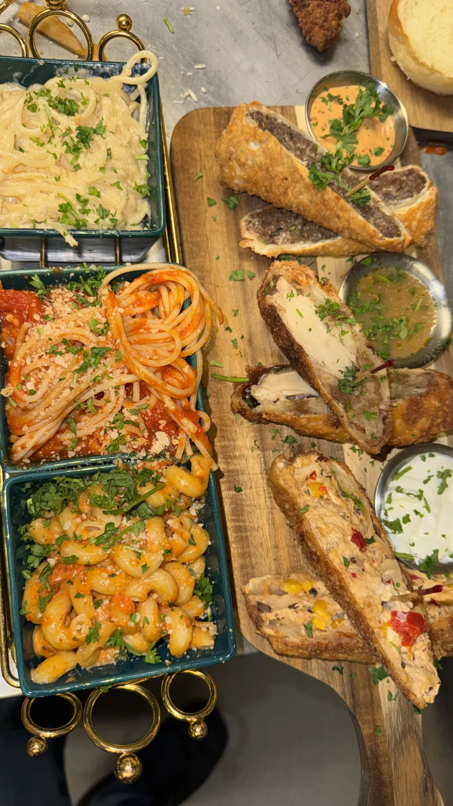 Food flight at Blackstone Putnam